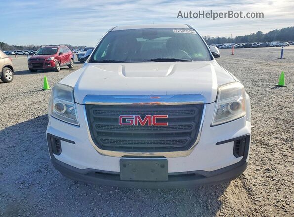 2GKALMEK3G6102072 2016 GMC TERRAIN White Front view