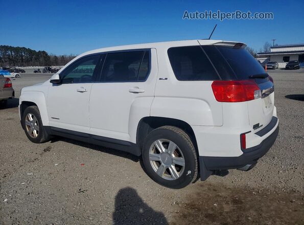 2GKALMEK3G6102072 2016 GMC TERRAIN White Rear left