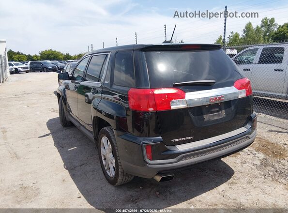 2GKALMEK3H6108780 2017 GMC TERRAIN Черный Задняя левая четверть