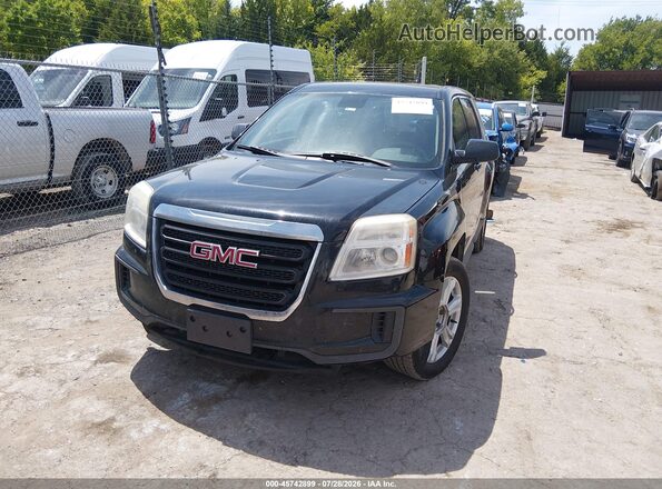 2GKALMEK3H6108780 2017 GMC TERRAIN Черный Передняя левая четверть