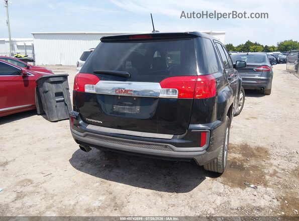 2GKALMEK3H6108780 2017 GMC TERRAIN Черный Задняя правая четверть