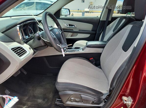 2GKALMEK3H6118645 2017 GMC TERRAIN Red Вид салону спереду