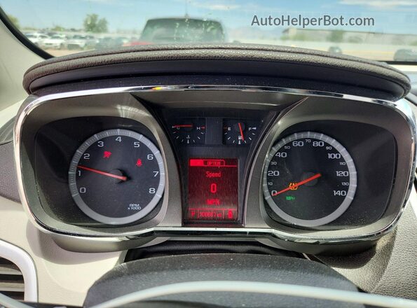 2GKALMEK3H6118645 2017 GMC TERRAIN Red Вид щитка приладів