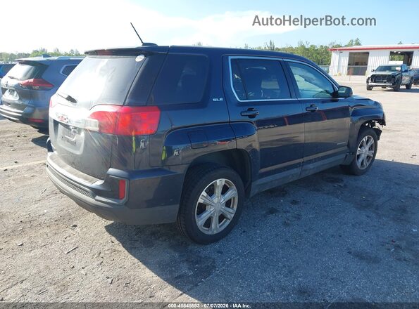2GKALMEK3H6142945 2017 GMC TERRAIN Navy Trasero derecho