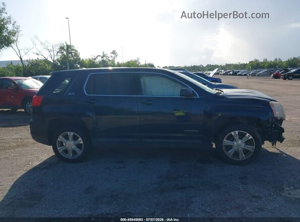 2GKALMEK3H6142945 2017 GMC TERRAIN Navy Vista interior trasera