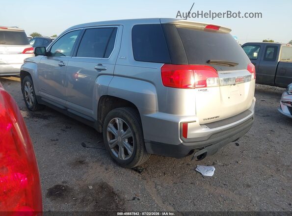 2GKALMEK3H6179364 2017 GMC TERRAIN Silver Задня ліва чверть