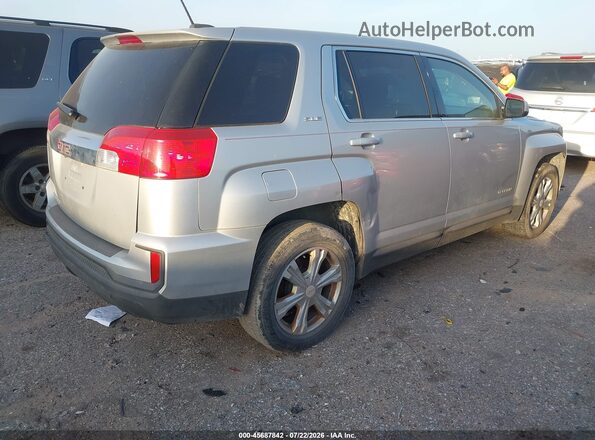 2GKALMEK3H6179364 2017 GMC TERRAIN Silver Задня права чверть