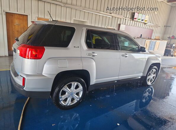 2GKALMEK3H6233245 2017 GMC TERRAIN Silver Задня права чверть