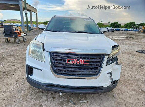 2GKALMEK4G6184281 2016 GMC TERRAIN White Vista frontal
