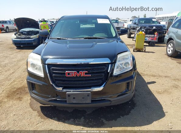2GKALMEK4H6107542 2017 GMC TERRAIN Black Vista interior trasera