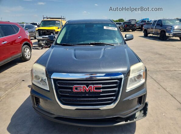 2GKALMEK4H6227681 2017 GMC TERRAIN Gray Դիմացի տեսք