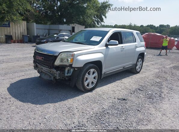2GKALMEK4H6273205 2017 GMC TERRAIN Silver Przód lewy