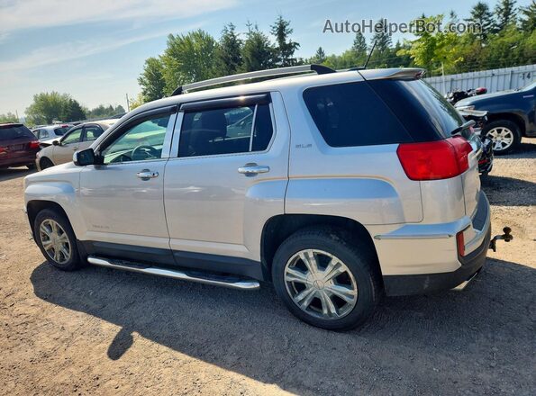 2GKALMEK4H6292403 2017 GMC TERRAIN Silver Rear left
