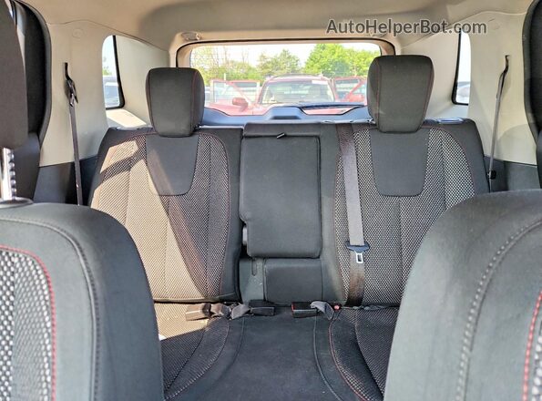 2GKALMEK4H6292403 2017 GMC TERRAIN Silver Rear seats view