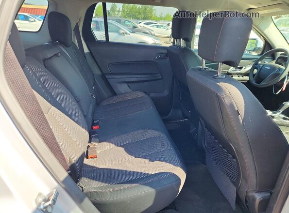 2GKALMEK4H6292403 2017 GMC TERRAIN Silver Rear interior view