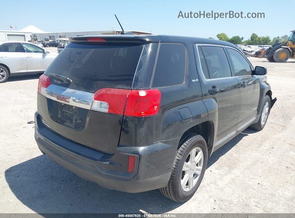 2GKALMEK5G6101215 2016 GMC TERRAIN Черный Задняя правая четверть