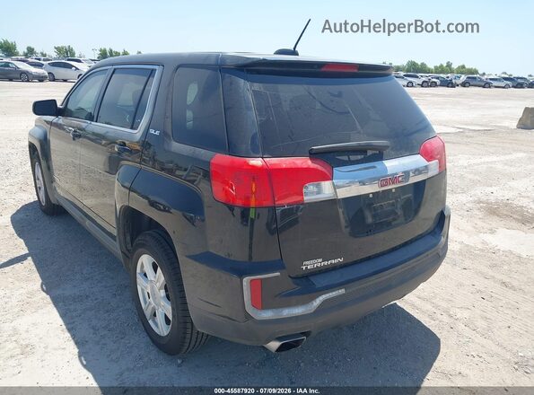 2GKALMEK5G6101215 2016 GMC TERRAIN Черный Задняя левая четверть