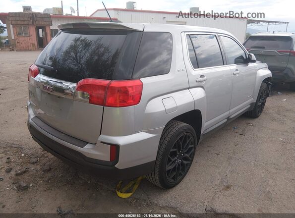 2GKALMEK5G6145974 2016 GMC TERRAIN Silver Trasero derecho