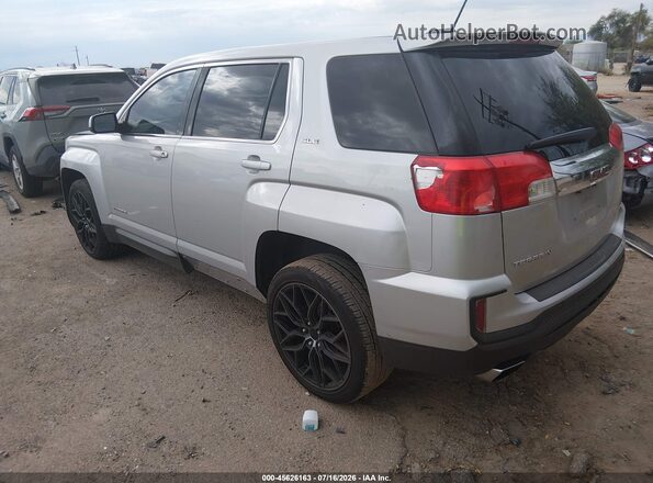 2GKALMEK5G6145974 2016 GMC TERRAIN Silver Trasero izquierdo