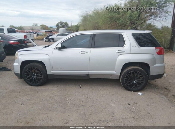 2GKALMEK5G6145974 2016 GMC TERRAIN Silver Vista interior trasera