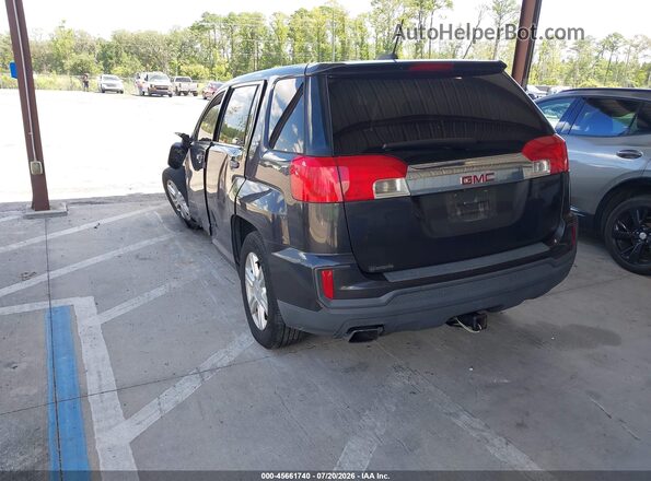 2GKALMEK5G6177582 2016 GMC TERRAIN Gray Trasero izquierdo