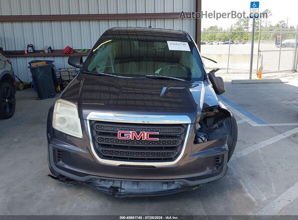 2GKALMEK5G6177582 2016 GMC TERRAIN Gray Vista interior trasera