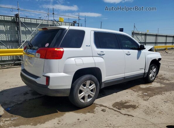 2GKALMEK5H6138041 2017 GMC TERRAIN White Trasero derecho