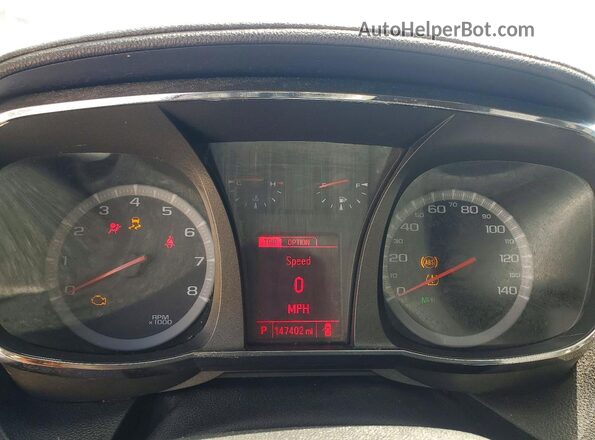 2GKALMEK5H6138041 2017 GMC TERRAIN White Vista del cuadro de instrumentos