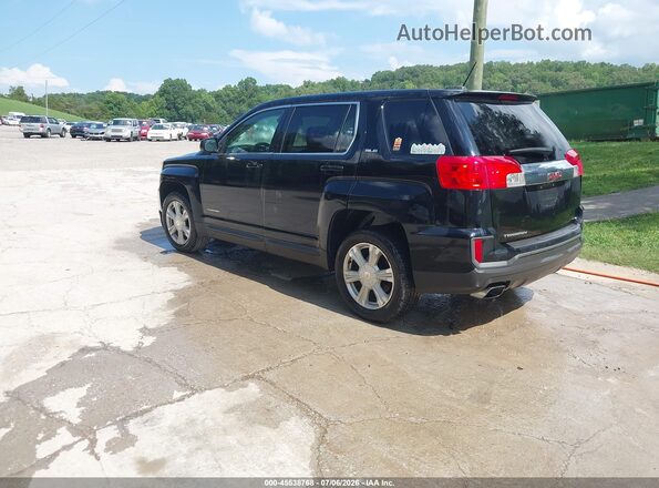 2GKALMEK5H6304509 2017 GMC TERRAIN Black Tył lewy