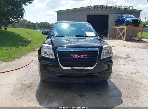 2GKALMEK5H6304509 2017 GMC TERRAIN Black Widok zestawu wskaźników
