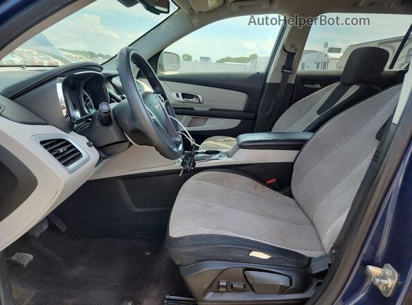 2GKALMEK6G6148995 2016 GMC TERRAIN Blue Front interior view