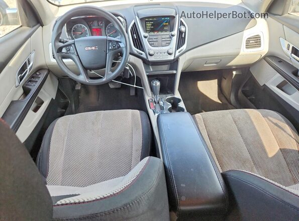 2GKALMEK6G6148995 2016 GMC TERRAIN Blue Dashboard view