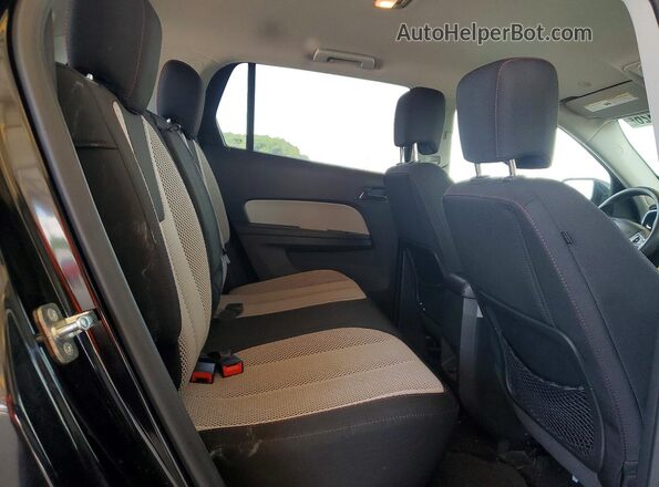 2GKALMEK6G6162461 2016 GMC TERRAIN Black Вид задніх сидінь