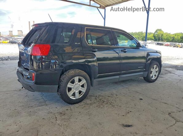 2GKALMEK6G6162461 2016 GMC TERRAIN Black Задня права чверть