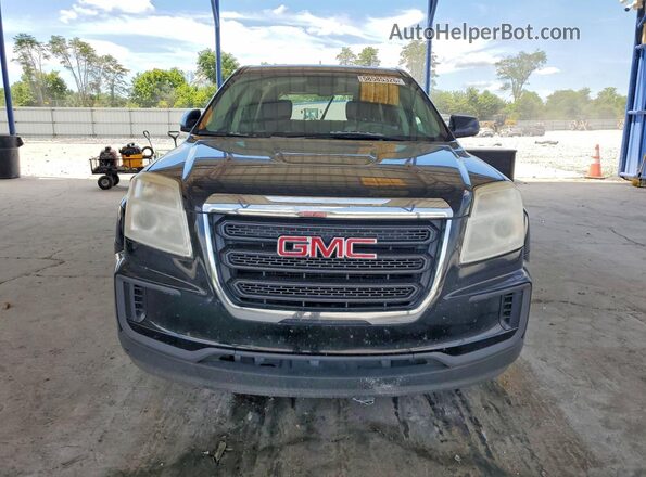 2GKALMEK6G6162461 2016 GMC TERRAIN Black Вид спереду