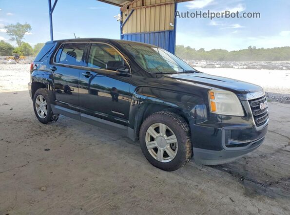 2GKALMEK6G6162461 2016 GMC TERRAIN Black Передня права чверть