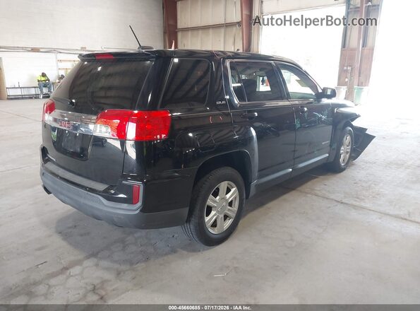 2GKALMEK6G6282941 2016 GMC TERRAIN Black Tył prawy
