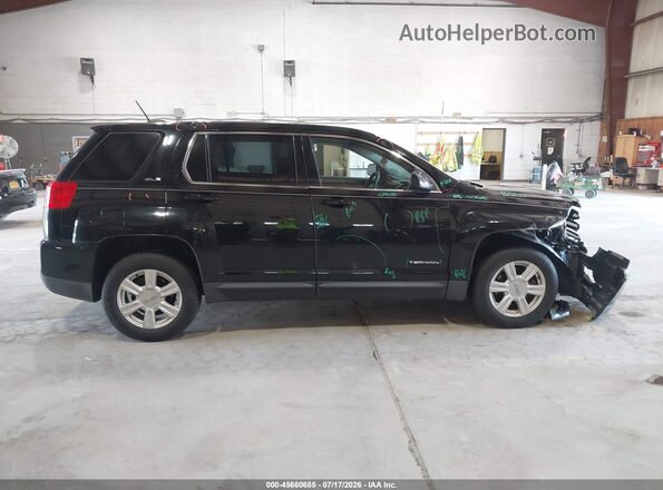 2GKALMEK6G6282941 2016 GMC TERRAIN Black Widok wnętrza z tyłu