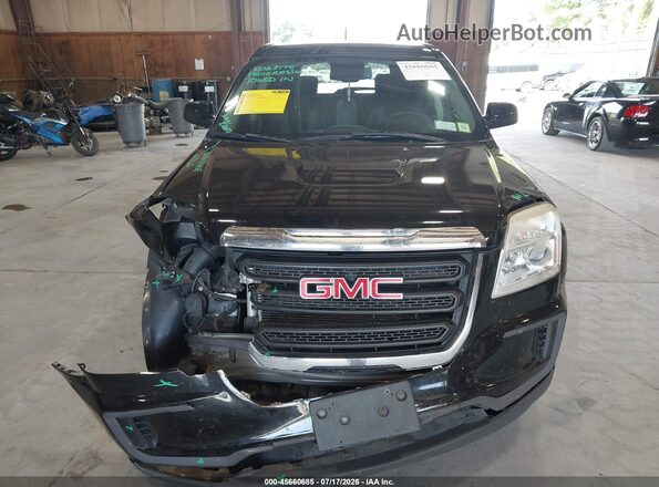 2GKALMEK6G6282941 2016 GMC TERRAIN Black Widok zestawu wskaźników