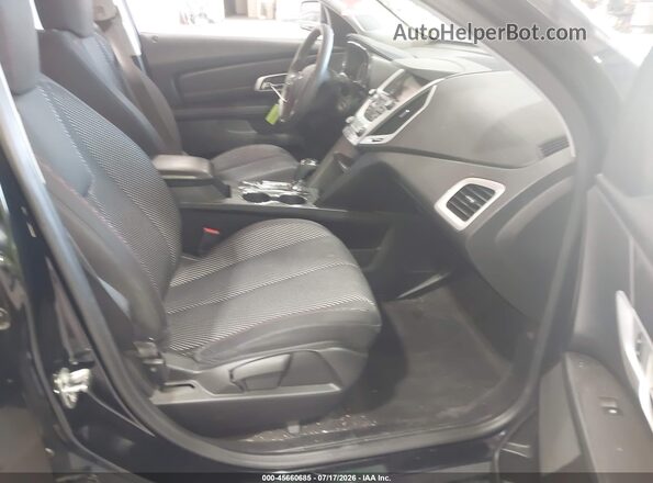 2GKALMEK6G6282941 2016 GMC TERRAIN Black Widok wnętrza z przodu