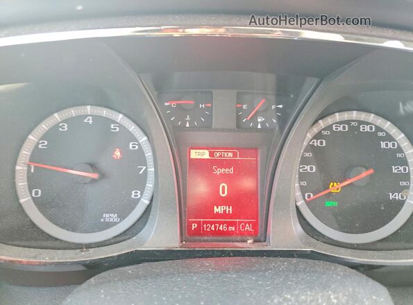 2GKALMEK6G6316831 2016 GMC TERRAIN Charcoal Vista del cuadro de instrumentos