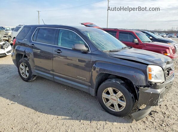 2GKALMEK6G6316831 2016 GMC TERRAIN Charcoal Delantero derecho
