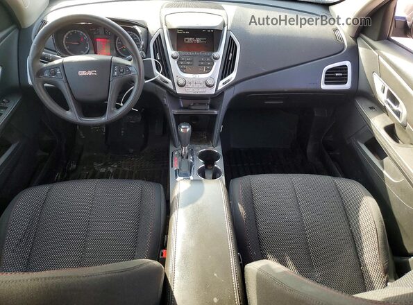 2GKALMEK6G6316831 2016 GMC TERRAIN Charcoal Vista del salpicadero