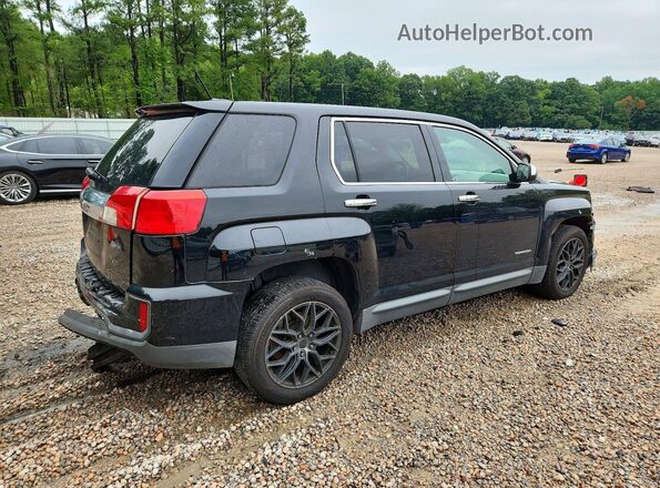 2GKALMEK6H6150294 2017 GMC TERRAIN Black Tył prawy