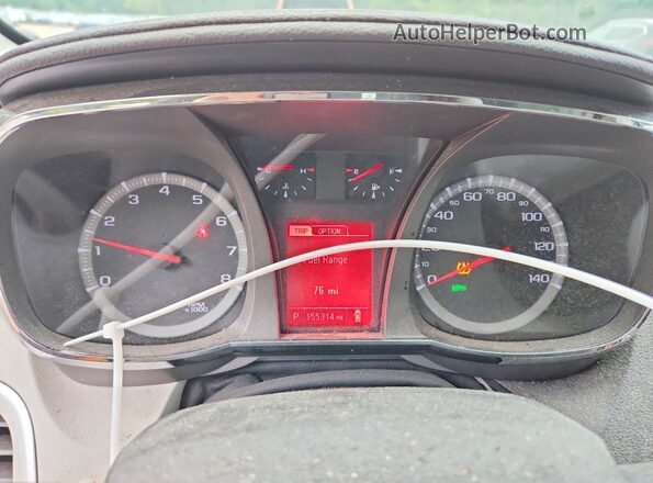2GKALMEK6H6150294 2017 GMC TERRAIN Black Widok zestawu wskaźników