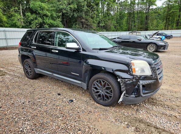2GKALMEK6H6150294 2017 GMC TERRAIN Black Przód prawy
