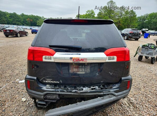 2GKALMEK6H6150294 2017 GMC TERRAIN Black Widok z tyłu