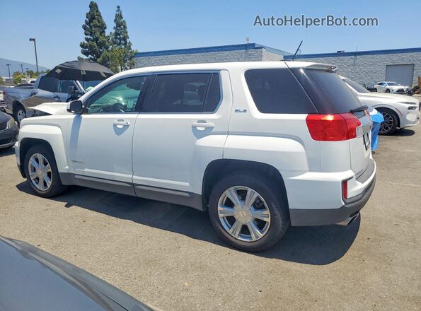 2GKALMEK6H6333971 2017 GMC TERRAIN White Հետևի ձախ