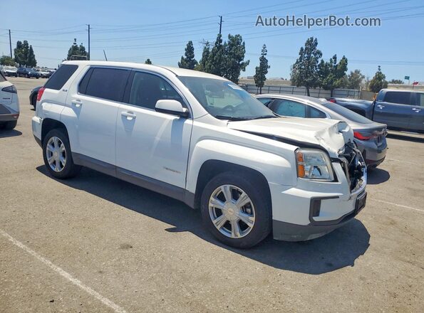 2GKALMEK6H6333971 2017 GMC TERRAIN White Առջևի աջ