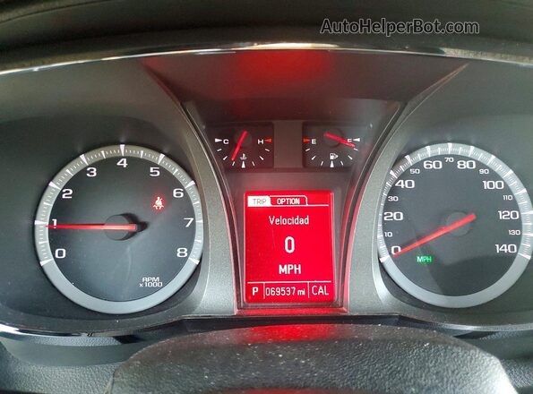 2GKALMEK6H6333971 2017 GMC TERRAIN White Սարքավորումների վահանակի տեսք